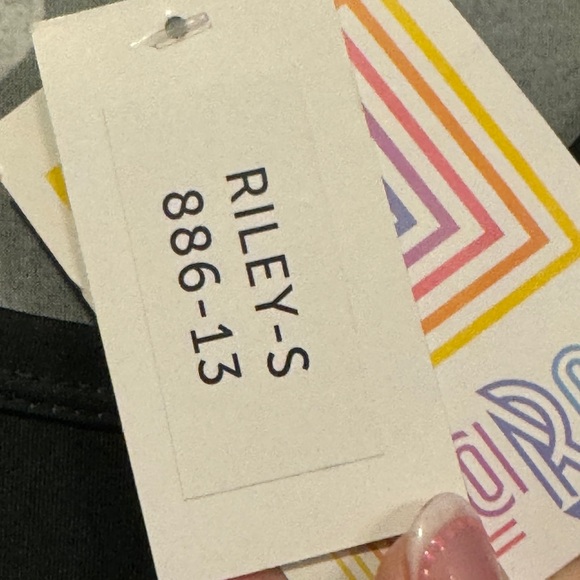 LuLaRoe Dark Green Dress with White Accents - Picture 5 of 6